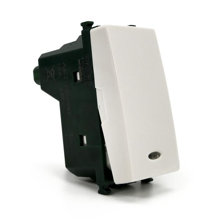 PULSANTE SPIA 665B/VMR BIANCO