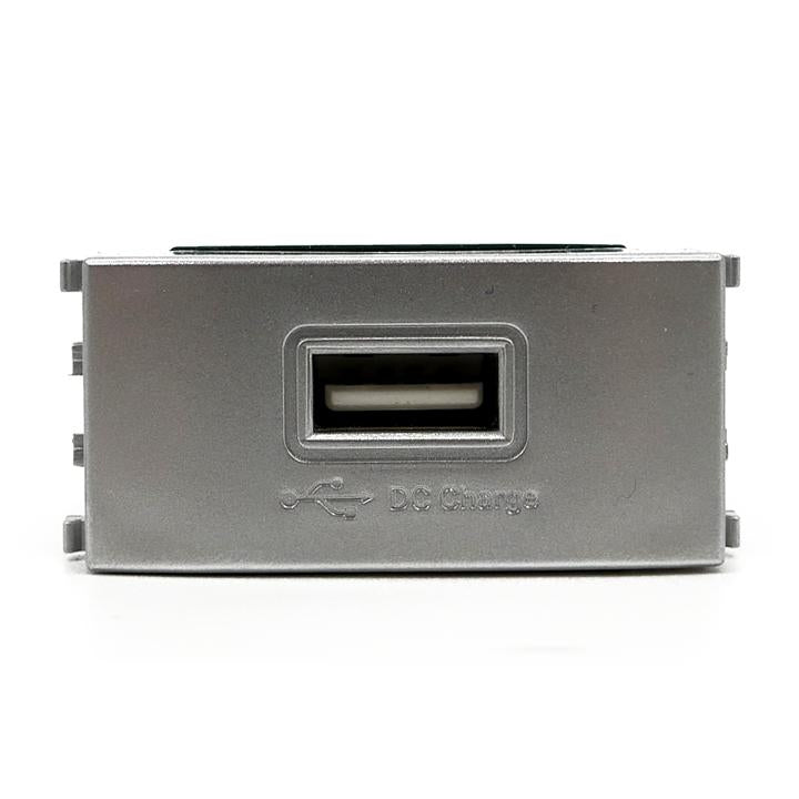 PRESA USB 629A/VMR-PLN ALLUMINIO