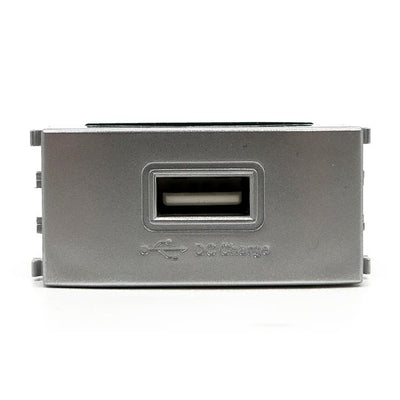 PRESA USB 629A/VMR-PLN ALLUMINIO