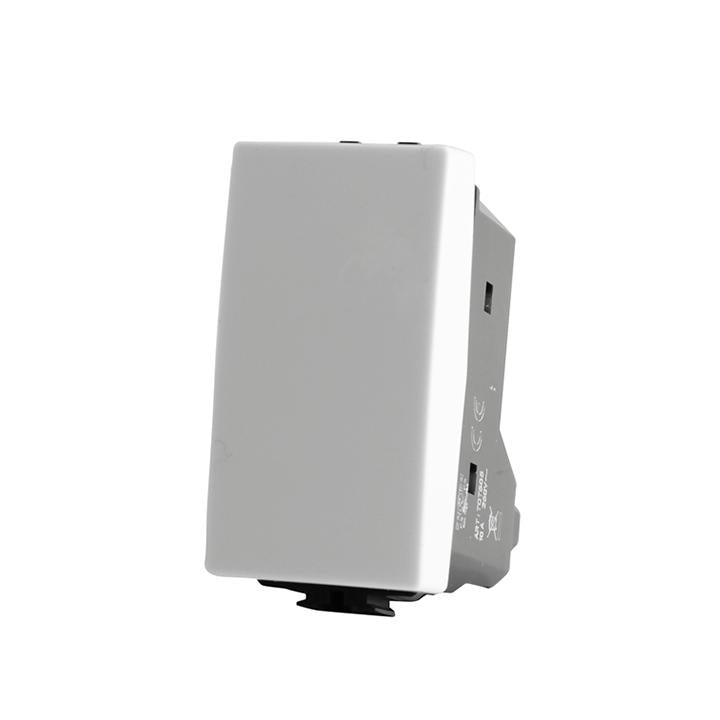 PULSANTE UNIPOLARE (10A-250V)  505B/MTX BIANCO T3
