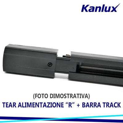 COLLEGAMENTO DI ALIMENTAZIONE PER BINARIO TEAR N PCON R-B - KANLUX