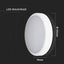 LED PLAFONIERA SAMSUNG CHIP 14W IP65 SENSOR IK08 3 IN 1 WHITE