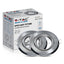 GU10 ROTONDA SPOTLIGHT FITTING SATIN NICKLE 2 PCS/BOX