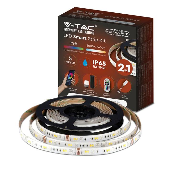 LED STRISCIA 28W 5050/54 RGB + 3 IN 1 IP65 ALEXA SMART