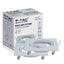 GU10 PORTAFARETTO QUADRATO WHITE 2PCS/BOX