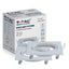 GU10 PORTAFARETTO QUADRATO WHITE 2PCS/BOX