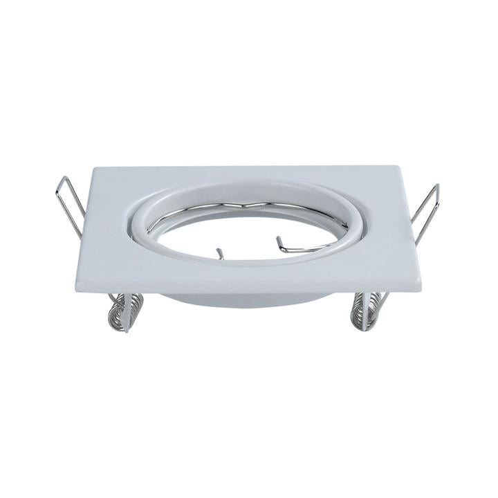 GU10 PORTAFARETTO QUADRATO WHITE 2PCS/BOX