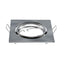 GU10 PORTAFARETTO QUADRATO SATIN NICKEL 2PCS/BOX