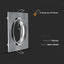 GU10 PORTAFARETTO QUADRATO SATIN NICKEL 2PCS/BOX