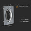 GU10 PORTAFARETTO QUADRATO SATIN NICKEL 2PCS/BOX