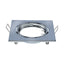 GU10 PORTAFARETTO QUADRATO CHOME 2PCS/BOX