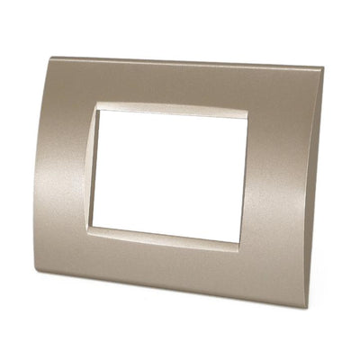 PLACCA 8003-12 3P SABBIA/LGT TECNOPOLIMERO T1