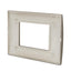 PLACCA 8003-12 3P SABBIA/LGT TECNOPOLIMERO T1