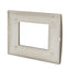 PLACCA 8003-12 3P SABBIA/LGT TECNOPOLIMERO T1