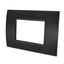 PLACCA 3P NERO /LGT TECNOPOLIMERO T1