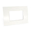 PLACCA 8003-1 3P BIANCA/LGT TECNOPOLIMERO T1