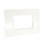 PLACCA 8003-1 3P BIANCA/LGT TECNOPOLIMERO T1