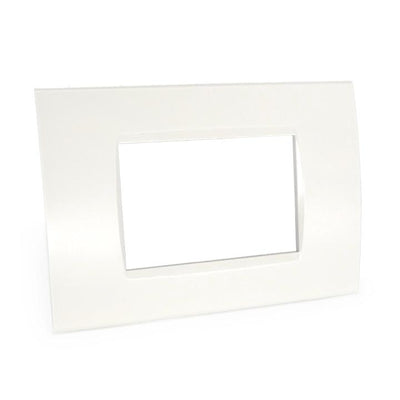 PLACCA 8003-1 3P BIANCA/LGT TECNOPOLIMERO T1