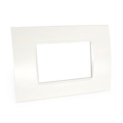 PLACCA 8003-1 3P BIANCA/LGT TECNOPOLIMERO T1