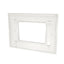 PLACCA 8003-1 3P BIANCA/LGT TECNOPOLIMERO T1
