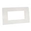 PLACCA 8004-1 4P BIANCA/LGT TECNOPOLIMERO T1