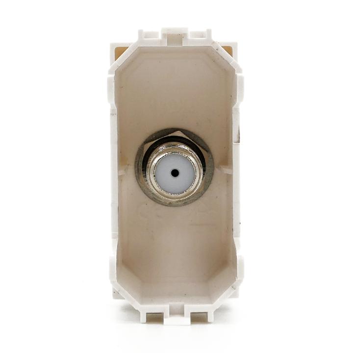 PRESA SAT FEMMINA DIRETTA 1 MODULO 825B/INT-LGT BIANCO