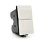 DOPPIO PULSANTE (10A-250V) 827B T1 BIANCO