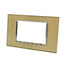 PLACCA 8003BL-4 3P CHAMPAGNE/INT-LGT VETRO
