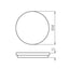 PLAFONIERA LED BENO 24W NW-O-SE GR - KANLUX