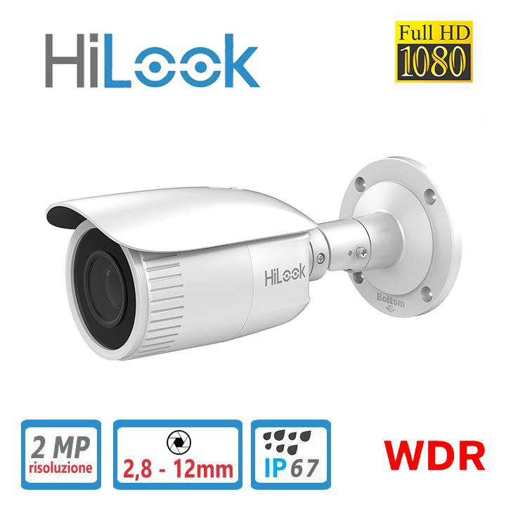 2.8-12MM IP 2MP BULLET METAL&PLASTIC H.265+, IR 30M , IP67