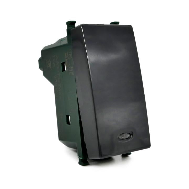 PULSANTE SPIA 665N/VMR NERO