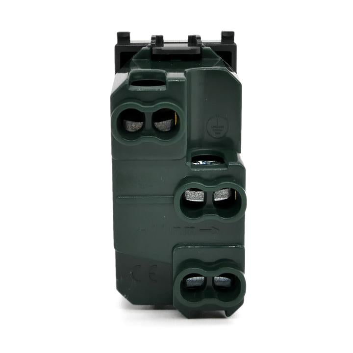 PRESA BIVALENTE 10A/16A 618N/VMR-PLN NERO