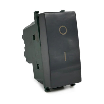 INTERRUTTORE BIPOLARE 602N/VMR T2 NERO