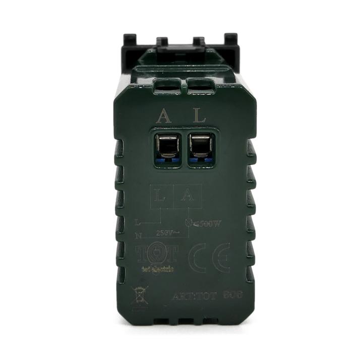 INTERRUTTORE DIMMER 500W 606N/VMR NERO