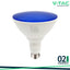 LED LAMPADA 17W PAR38 E27 IP65 BLU
