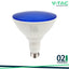 LED LAMPADA 17W PAR38 E27 IP65 BLU