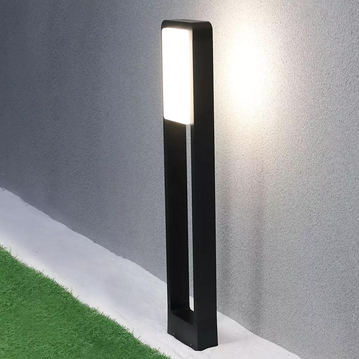 10W LED BOLLARD LAMP SAMSUNG CHIP BLACK BODY IP65 6400K