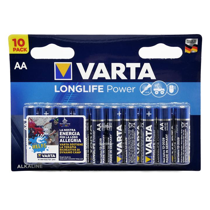 VARTA LONGLIFE POWER AA BLISTE10 PEZZI STILO