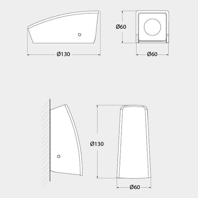 MAMETE SQUARE BIANCO G9 1,7W   4000K FUMAGALLI