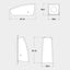 MAMETE SQUARE BIANCO G9 1,7W   4000K FUMAGALLI