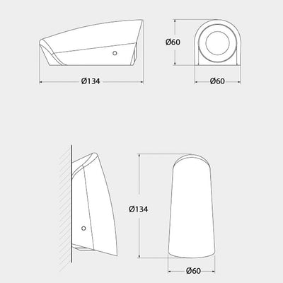 MAMETE ROUND BIANCO G9 1,7W    4000K FUMAGALLI