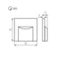 LAMPADA LED PER SCALE ERINUS LED L W-WW - KANLUX