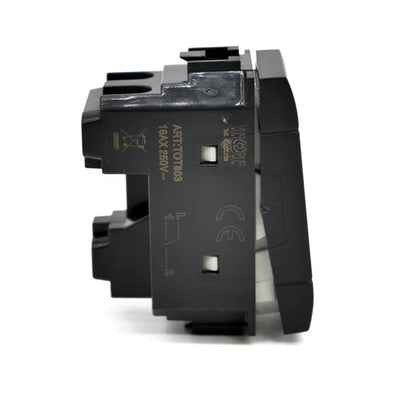 DEVIATORE UNIPOLARE (16A-250V) 803N NERO T1