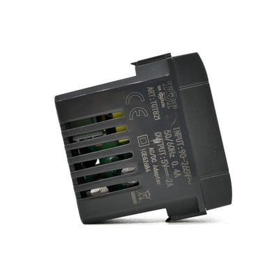DOPPIA PRESA USB 2A 821N/INT-LGT NERO