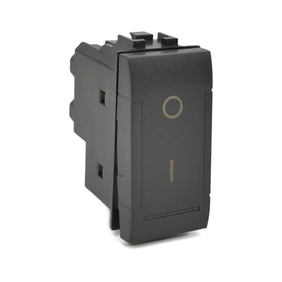 INTERRUTTORE BIPOLARE 01 802N  LIV. INT. NERO