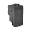 INTERRUTTORE BIPOLARE 01 802N  LIV. INT. NERO