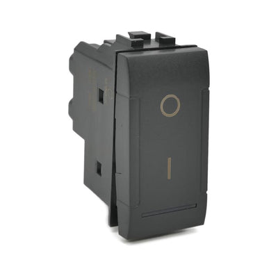 INTERRUTTORE BIPOLARE 01 802N  LIV. INT. NERO