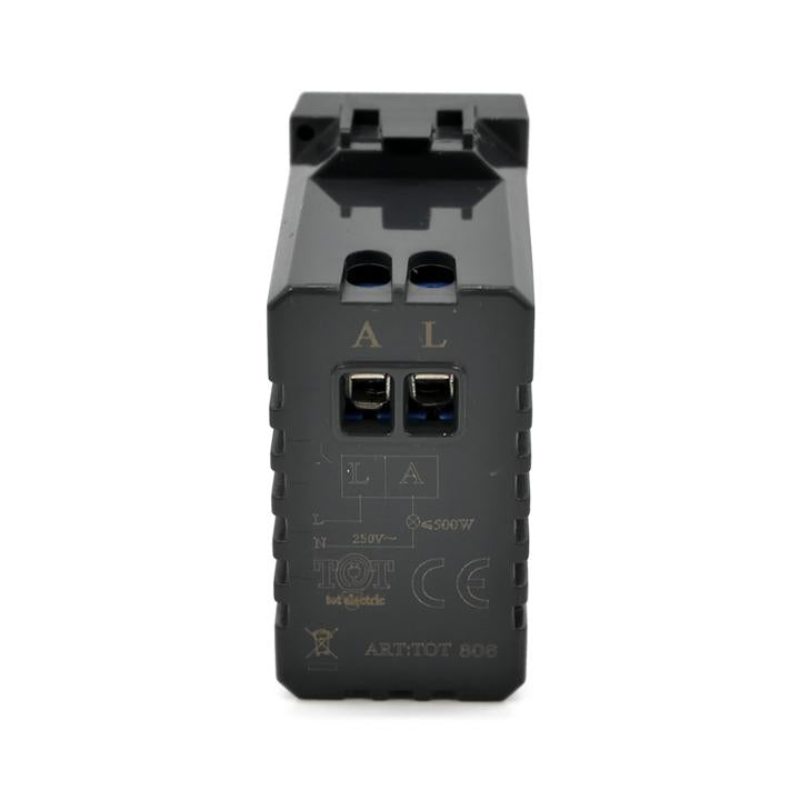 INTERRUTTORE DIMMER 500W 806N/ LIV. INT NERO