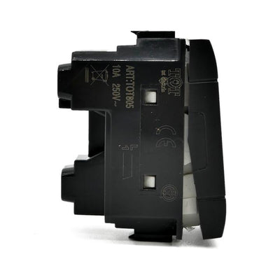 PULSANTE UNIPOLARE (10A-250V)  805N NERO LIV.INT. T1