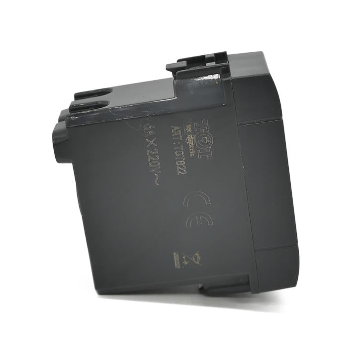 RONZATORE (6A-220V) 822N/INT-LGT NERO